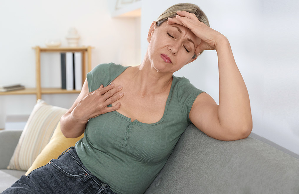 hot-flash-menopuase-white-woman-1024x665 Hot Flash - Menopause white woman hand on head acting distressed