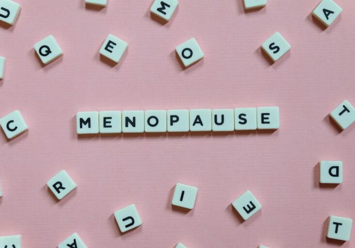 Tiles spelling out how will I know it's menopause.